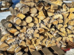 firewood stacked